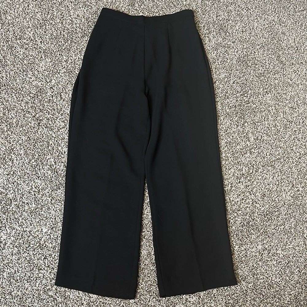 R&M Richard’s Palazzo wide leg Black dress pants Size 10P